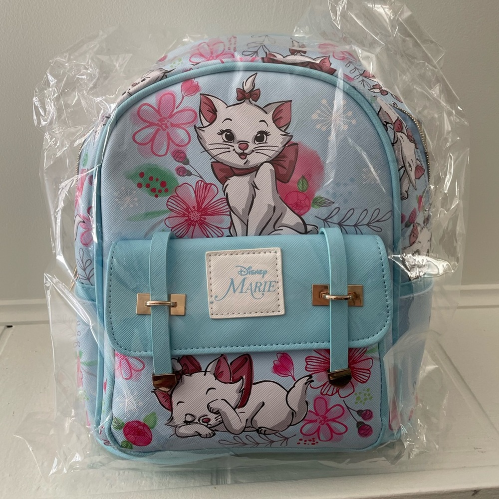 Disney Marie Aristocats Blue 11” Backpack KBNL